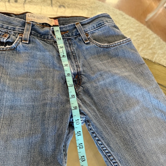 Levis 527 Jeans Mens 30x32 Blue Denim Low Boot Cut Western Rancher Cowboy Grunge - Picture 11 of 14